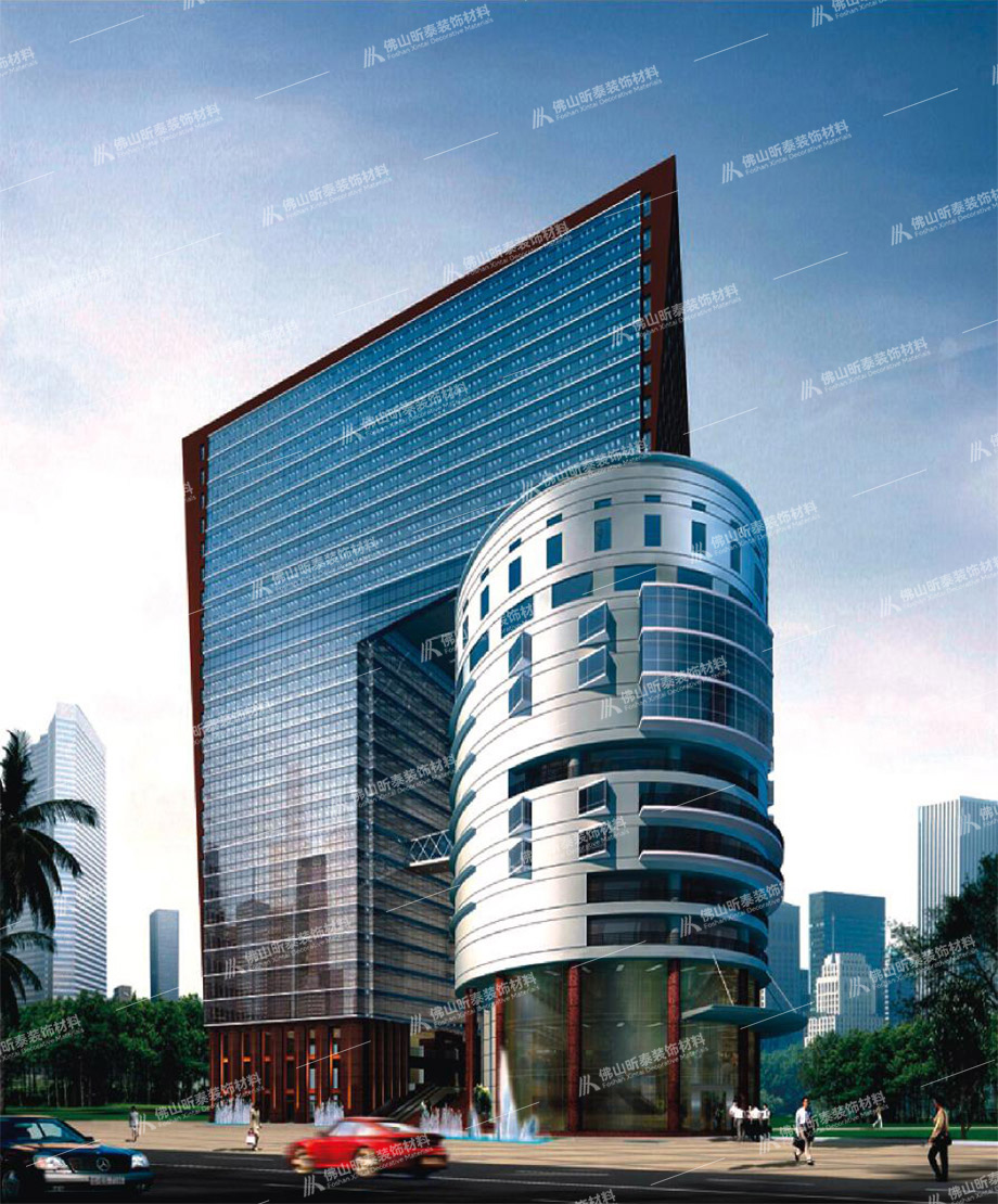 鋁單板工程案例-廣西國際大夏-1